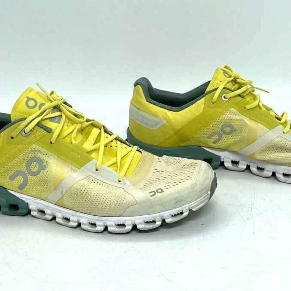ON Cloud Cloudflow V2 Citrus Sea Running Tennis Shoe Sneakers Men 10 Women 11.5